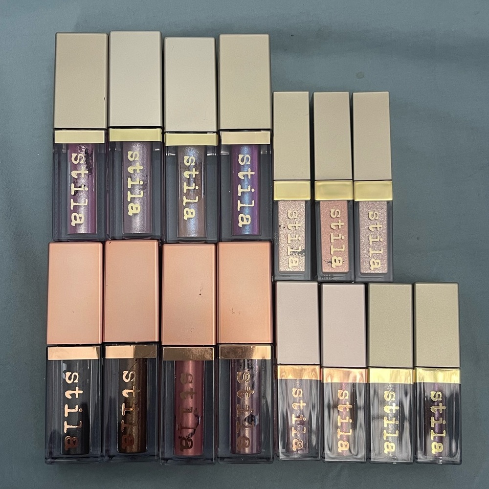 Stila liquid eyeshadow bundle of 15 shades